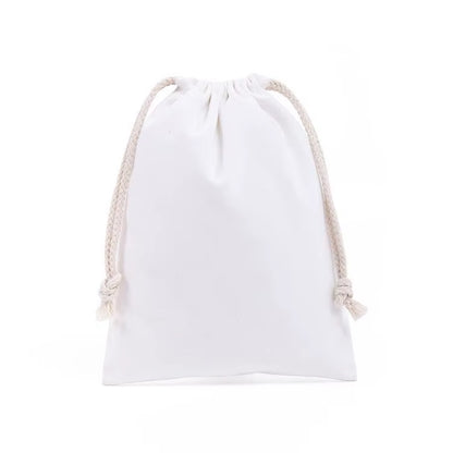 Cotton Linen Drawstring Storage Bags Christms Wedding Gift DIY Plain Pouch Reusable Home Organize Dustbag 7X10 13X16 18X25 25X32