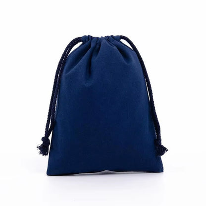 Cotton Linen Drawstring Storage Bags Christms Wedding Gift DIY Plain Pouch Reusable Home Organize Dustbag 7X10 13X16 18X25 25X32