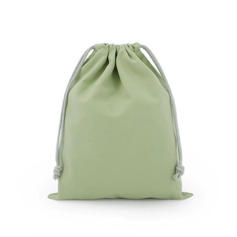Cotton Linen Drawstring Storage Bags Christms Wedding Gift DIY Plain Pouch Reusable Home Organize Dustbag 7X10 13X16 18X25 25X32