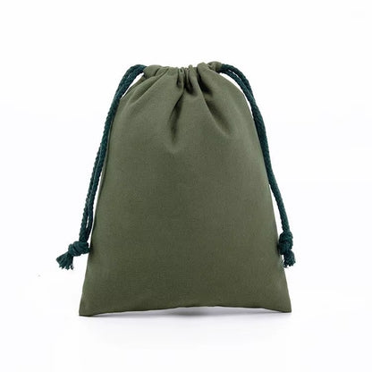 Cotton Linen Drawstring Storage Bags Christms Wedding Gift DIY Plain Pouch Reusable Home Organize Dustbag 7X10 13X16 18X25 25X32